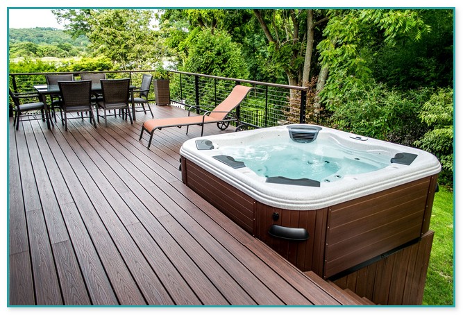 Gorgeous Building A Deck For Hot Tub