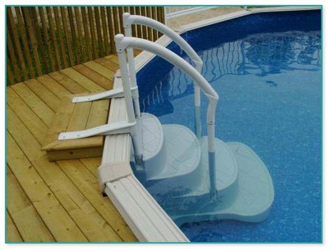Above Ground Pool Steps Attached To Deck