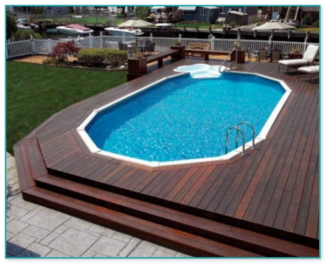 Above Ground Pools With Decks Installed