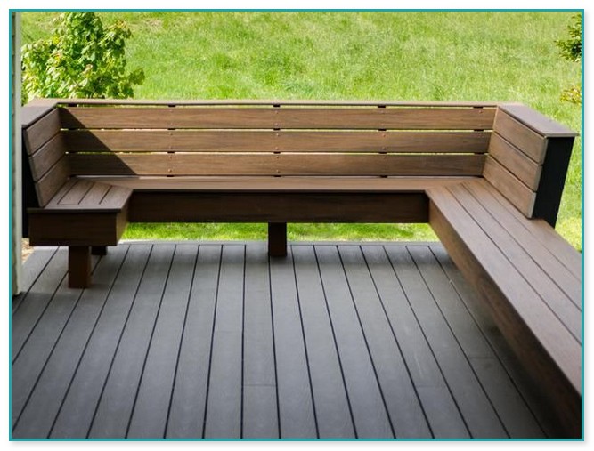 Bench Made From Decking