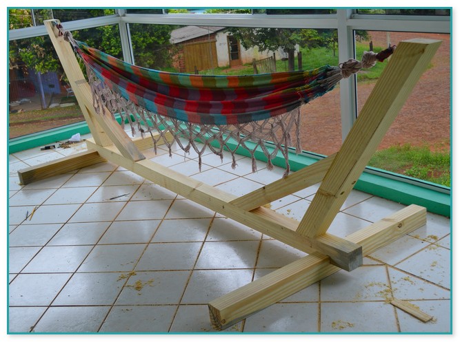 Build A Wooden Hammock Stand