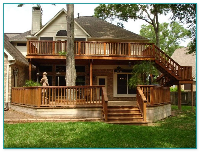 Deck Designs For 2 Story House