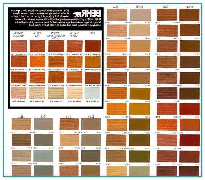 Home Depot Deck Stain Color Chart Home Improvement
