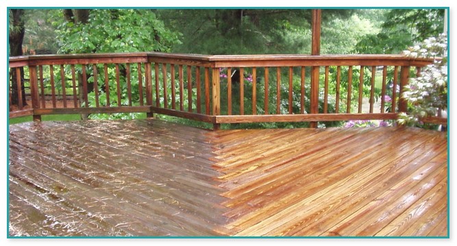 Power Wash And Seal Deck