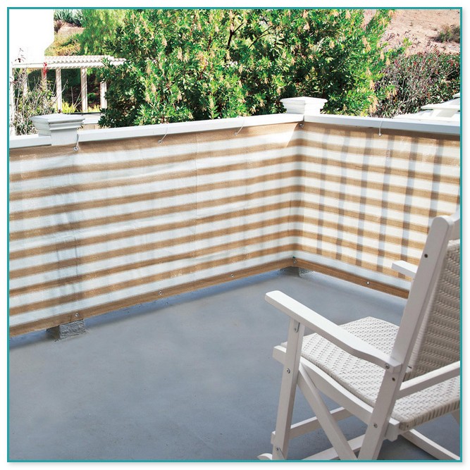 Privacy Screen For Deck Railing