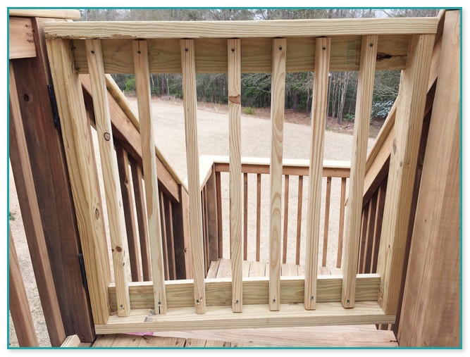 Safety Gate For Deck