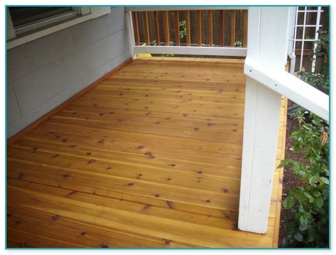 Tongue And Groove Cedar Decking