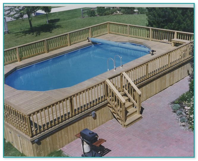 Above Ground Pool Ladder Fence