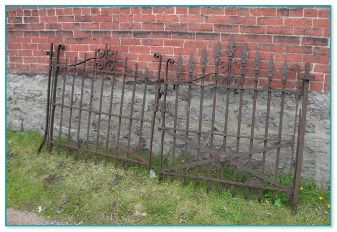 Antique Wrought Iron Fence