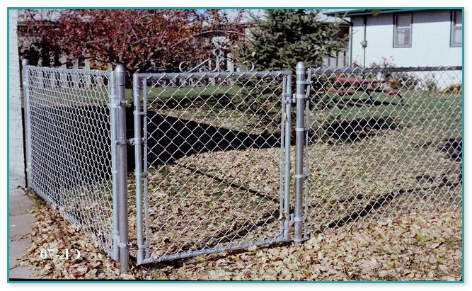 Chain Link Fence Door