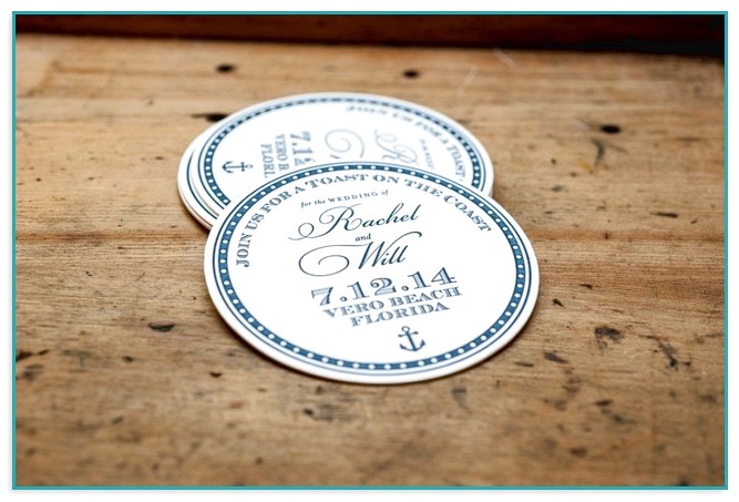 Coaster Save The Dates