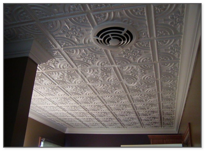 Decorative Plastic Ceiling Tiles