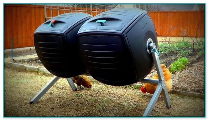 Dual Bin Compost Tumbler