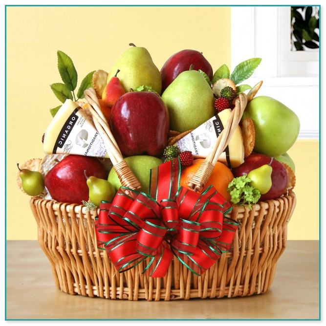 Fruit And Cheese Gift Baskets