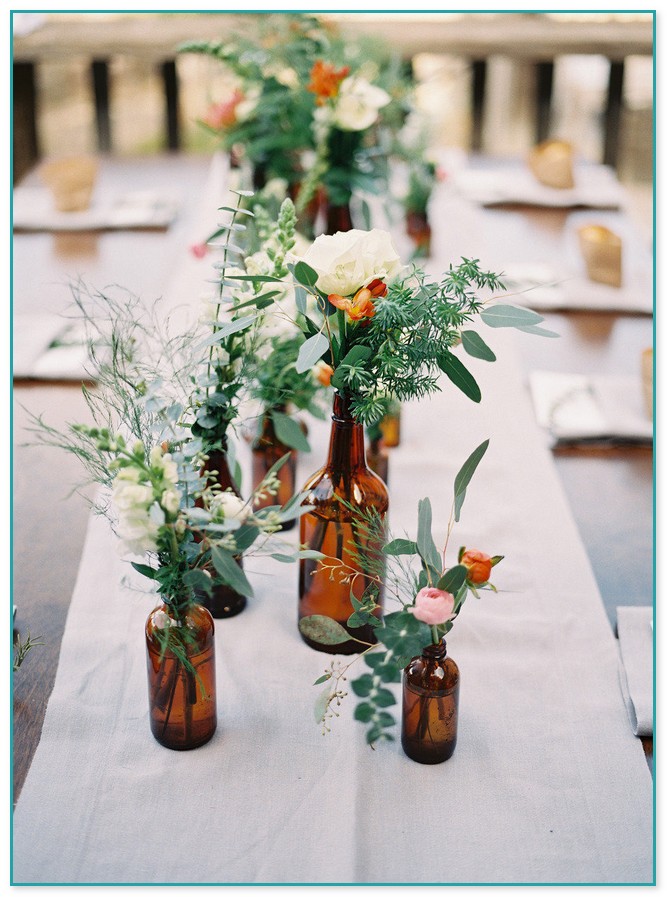 Glass Bottles For Wedding Decorations