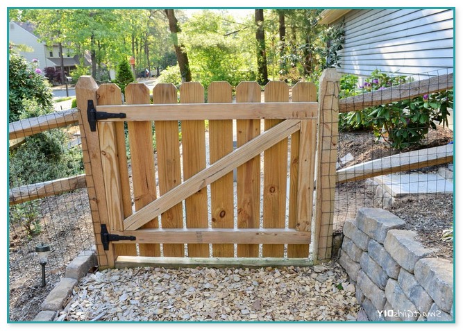 How To Build A Wooden Fence Gate