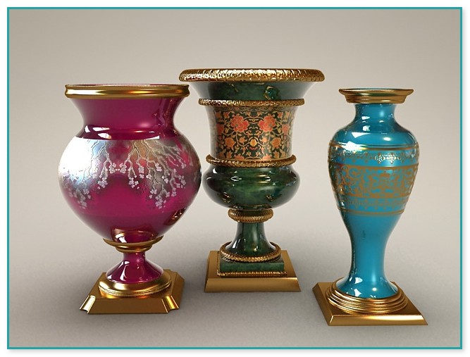 Large Decorative Urns And Vases