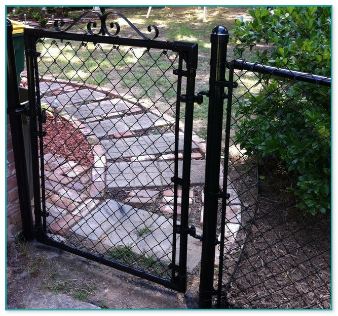 Painting Chain Link Fence