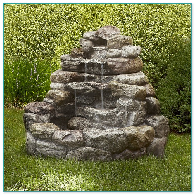 Stone Water Fountains For Gardens