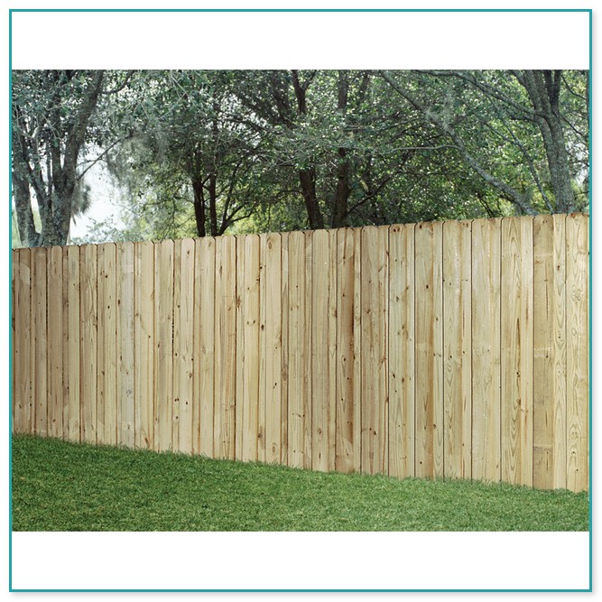 Wooden Picket Fence Panels