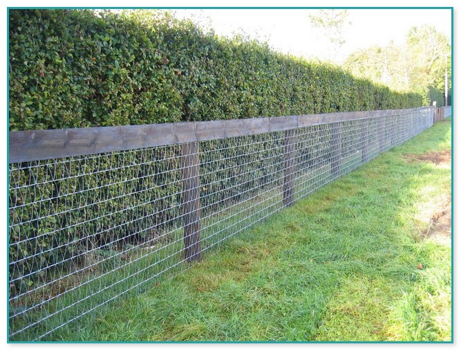 Woven Wire Fence Installation