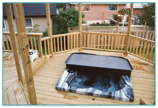 Best Pictures Of Decks With Hot Tubs