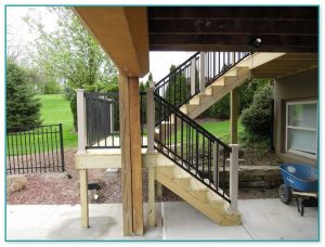 Build Deck Stairs With Landing 4