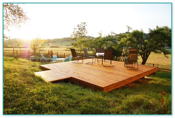 Free Standing Deck Pictures