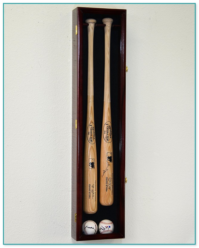 Baseball Bat Display Case Wall Mount