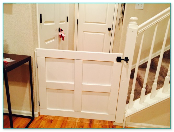 Wooden Baby Gates With Pet Door
