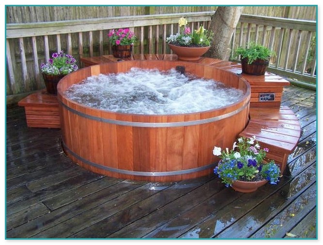 Cedar Barrel Hot Tub