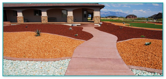 Colored Gravel For Landscaping