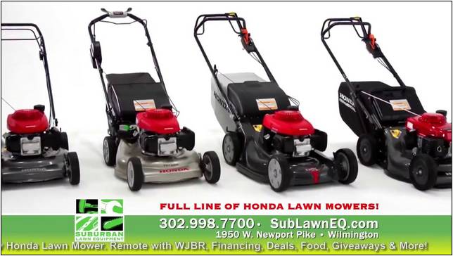 Finance Honda Lawn Mower