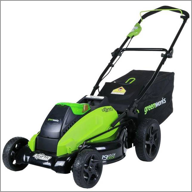 Greenworks 40 Volt 19 In Cordless Electric Push Lawn Mower