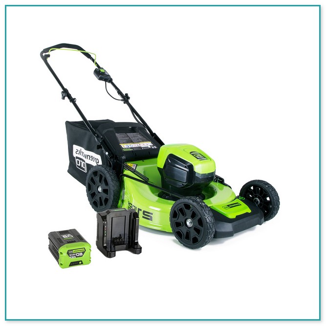 Greenworks Cordless Electric Lawn Mower