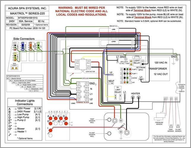 Hot Springs Sovereign Hot Tub Wiring Diagram