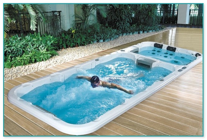 Hot Tub Swimming Pool Combo