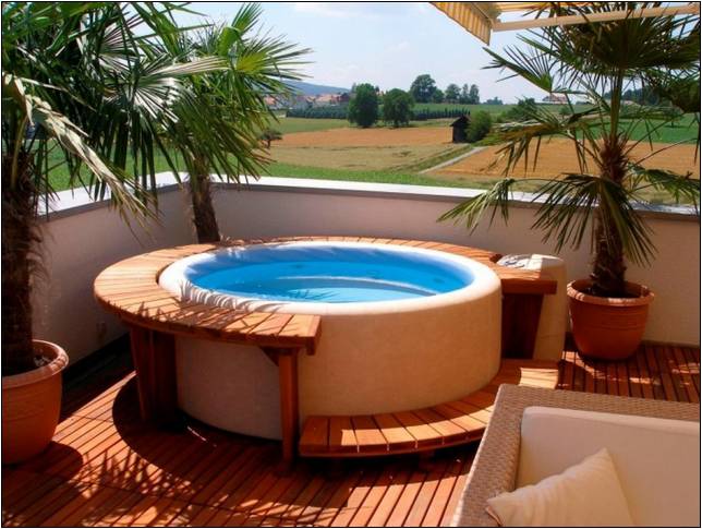 How To Build A Round Hot Tub Surround