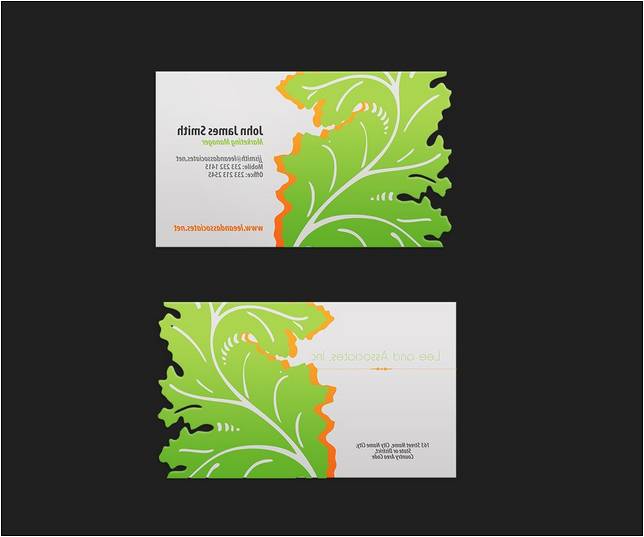 Landscape Architecture Business Cards