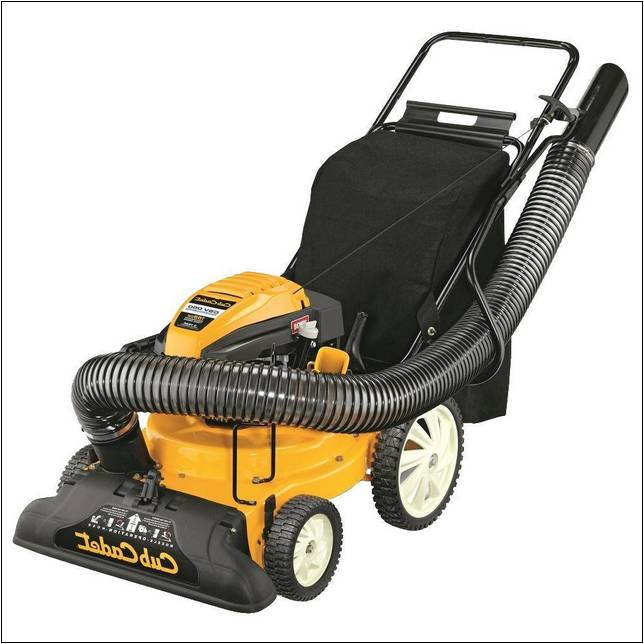 Lawn Mower With Vacuum