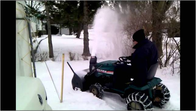 Murray Lawn Mower Snow Blower Attachment