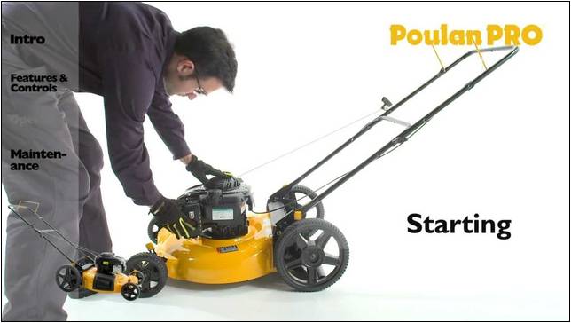 Poulan Pro Lawn Mower Carburetor Adjustment