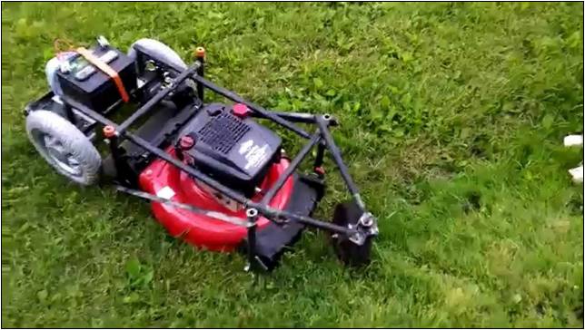 Radio Controlled Lawn Mower Plans