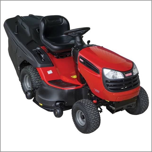 Rear Discharge Riding Lawn Mower