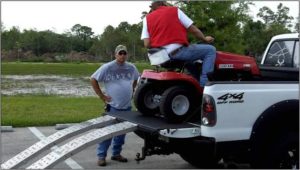Riding Lawn Mower Loading Ramps