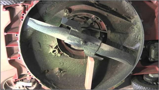 Rotary Lawn Mower Blade Removal