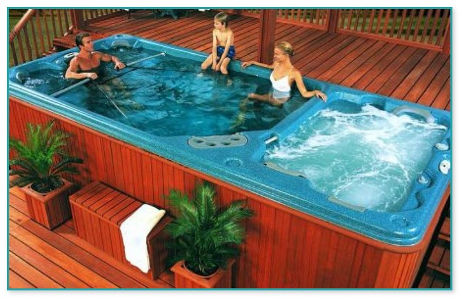 Swim Spa Hot Tub Combo