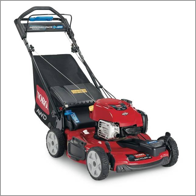 The Rear Wheel Drive Lawn Mower When Placed Into Gear