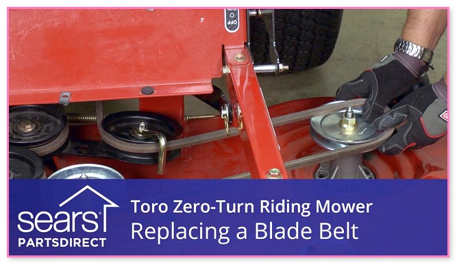 Toro Riding Mower Belt Replacement